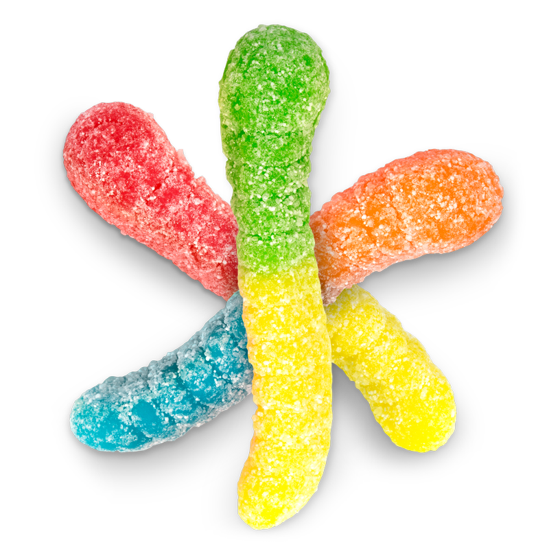 Albanese Confectionery Sour 12 Flavor Mini Gummi Worms 3.5oz