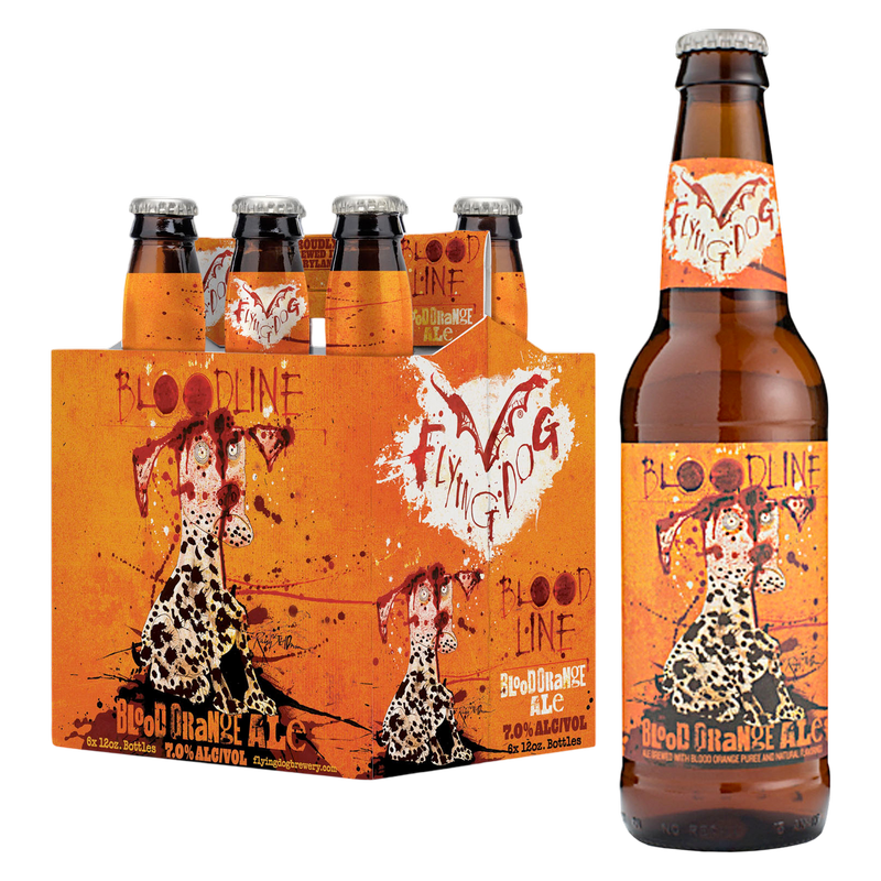 Flying Dog Bloodline Orange Ale 6pk 12oz Btl 7.0% ABV