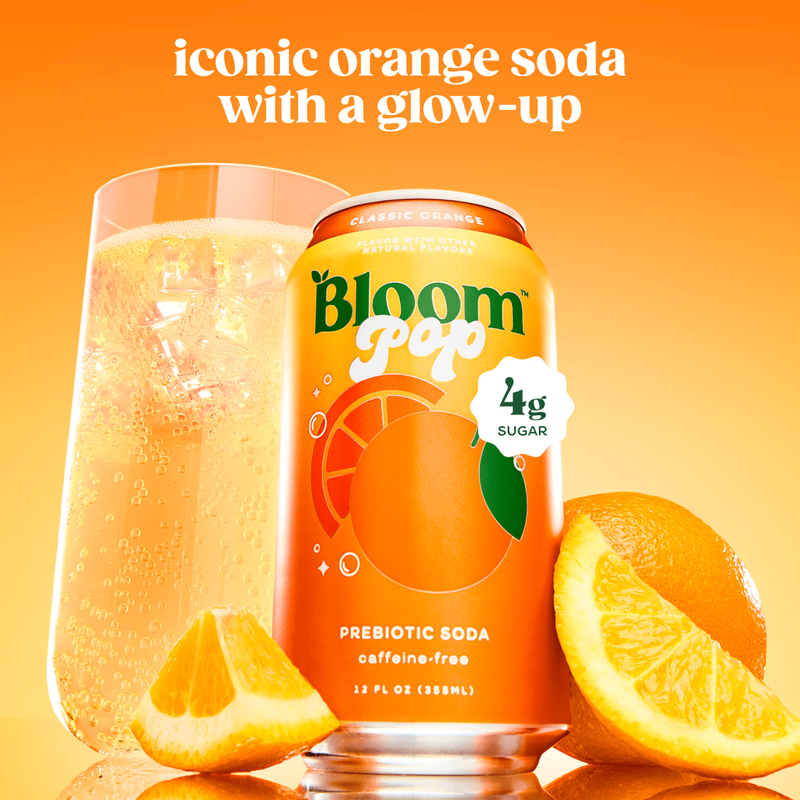 Bloom Pop Classic Orange 12oz Can