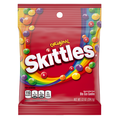 SKITTLES Original Chewy Candy, 7.2 oz Bag
