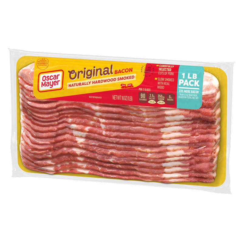 Oscar Mayer Naturally Hardwood Smoked Bacon (CA/MA) - 16oz