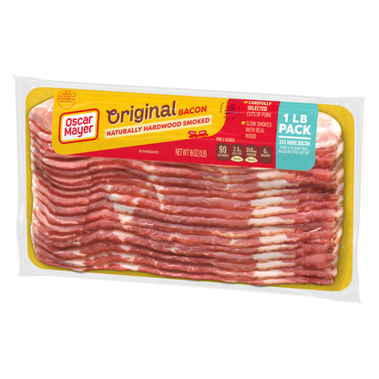 Oscar Mayer Naturally Hardwood Smoked Bacon (CA/MA) - 16oz