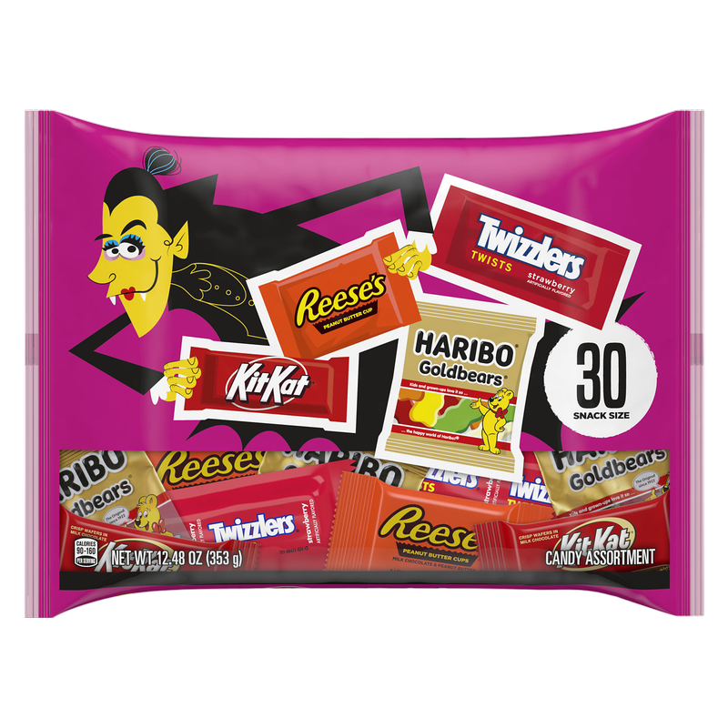 Chocolate & Sweets Snack Size Bar Assortment Bag, 30-Piece, 12.48 oz