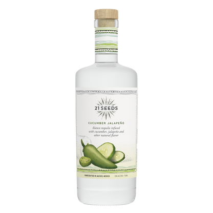 21 Seeds Cucumber Jalapeno Infused Blanco Tequila 750ml