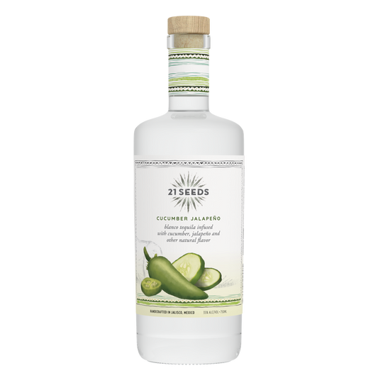 21 Seeds Cucumber Jalapeno Infused Blanco Tequila 750ml