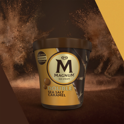 Magnum Double Sea Salt Caramel Ice Cream in Chocolate Shell 14.8oz
