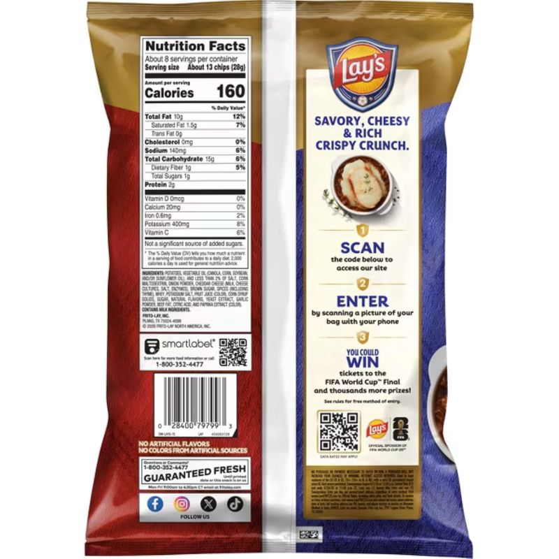 Lay's French Onion Soup, 7.5oz