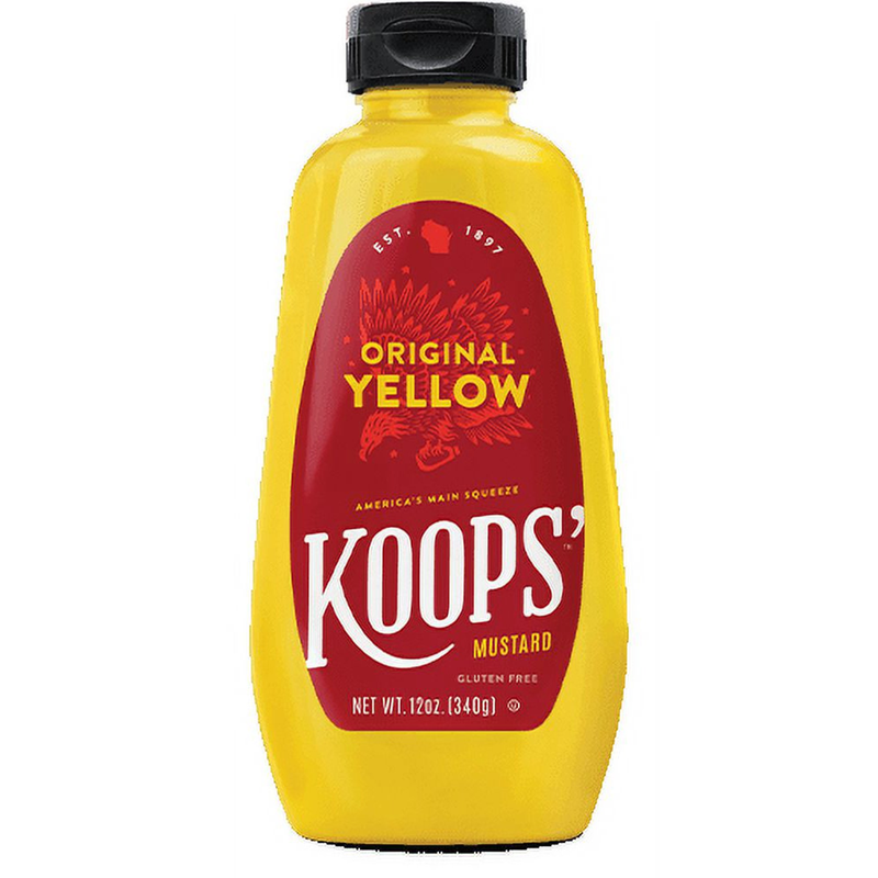 Koops' Original Yellow Mustard, 12 oz