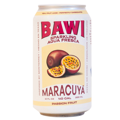 Bawi La Maracuyá Agua Fresca 12oz Can