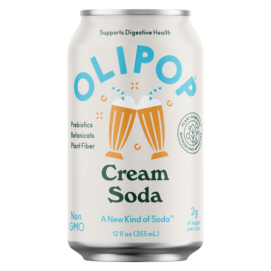 Olipop Cream Soda 12oz Can Shelf Stable