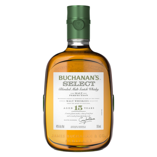 Buchanan's Select 15 Years Old Blended Malt Scotch Whisky, 750 mL
