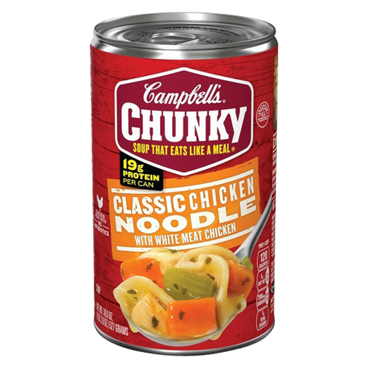 Campbell's Chunky Classic Chicken Noodle Soup 18.6oz
