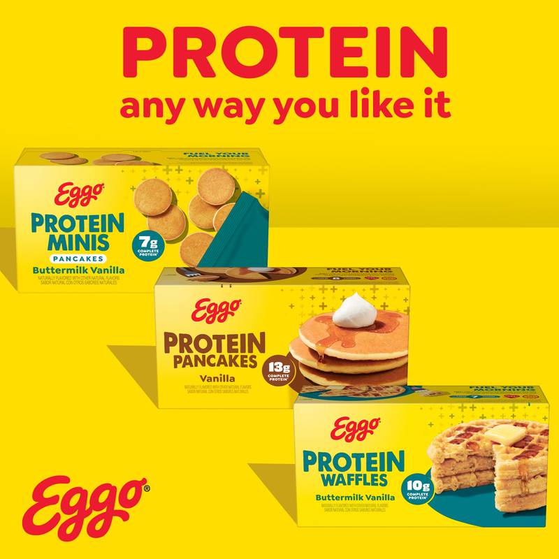 Kellogg's Eggo Protein Pancakes Vanilla 14.8oz