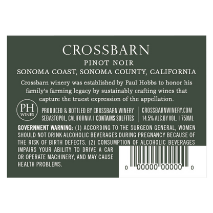 Paul Hobbs Pinot Noir Crossbarn 750ml