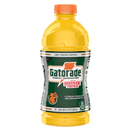 Gatorade x Stranger Things Thirst Quencher Citrus Cooler 28oz Btl