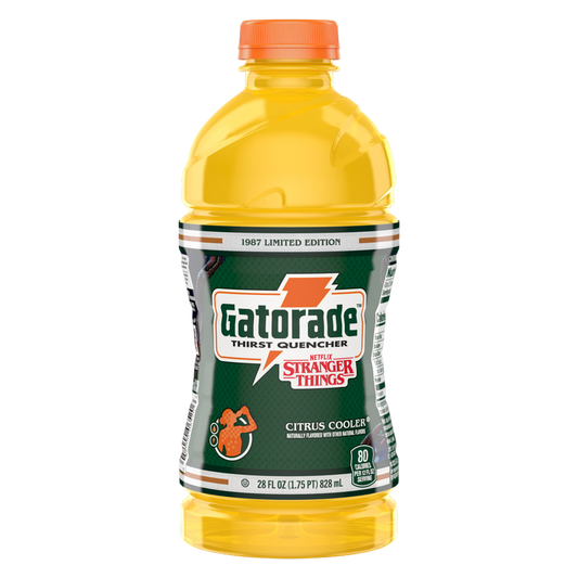 Gatorade x Stranger Things Thirst Quencher Citrus Cooler 28oz Btl
