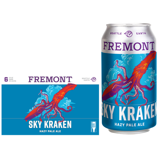 Fremont Brewing Sky Kraken Hazy Pale Ale 6pk 12oz Can
