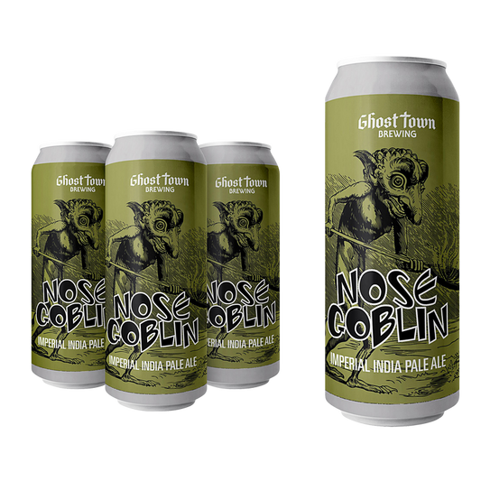 Ghost Town Nose Goblin Imperial IPA 4pk 16oz Cans