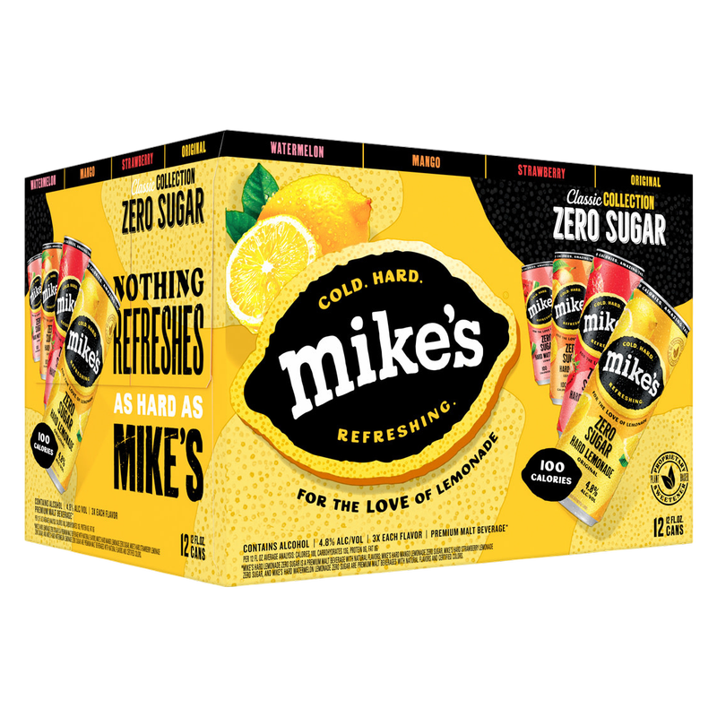 Mike's Hard Zero Sugar 12pk 12oz Variety Pack Can 4.8% ABV
