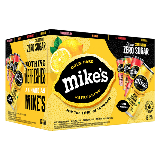 Mike's Hard Zero Sugar 12pk 12oz Variety Pack Can 4.8% ABV