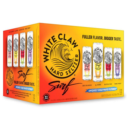 White Claw Hard Seltzer Surf Variety Pack 12pk 12oz Can 5.0% ABV