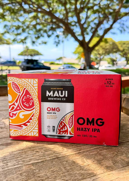 Maui Brewing Omg Hazy IPA  6pk 12oz Can 7% ABV