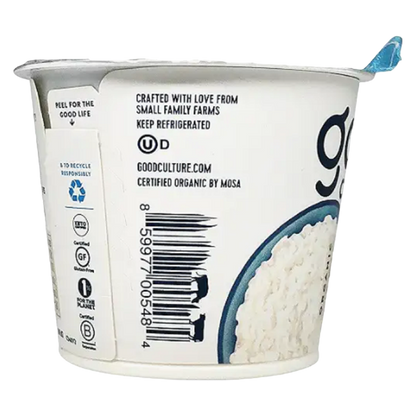 Good Culture Organic 2% Low-fat Cottage Cheese - 5oz