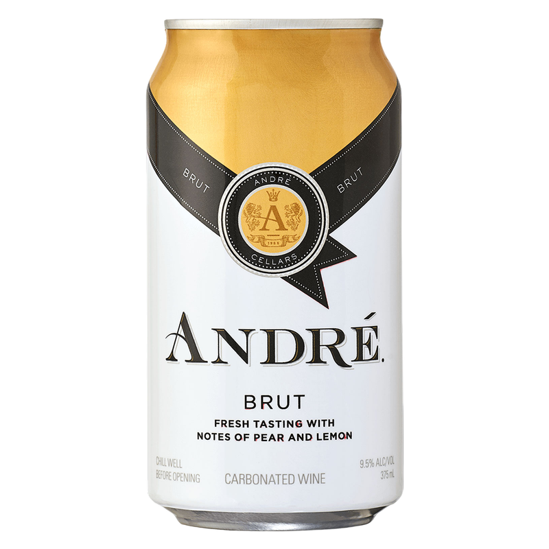 Andre Brut California Champagne Sparkling Wine Single Serve 375ml Can