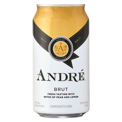 Andre Brut California Champagne Sparkling Wine Single Serve 375ml Can