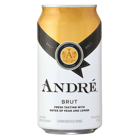 Andre Brut California Champagne Sparkling Wine Single Serve 375ml Can