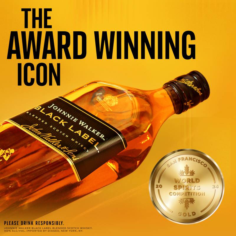 Johnnie Walker Black Label 200ml (80 Proof)