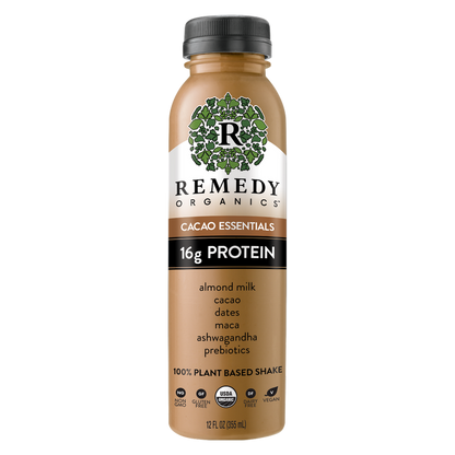 Remedy Organics Cacao Essentials Protein Shake 12oz Btl