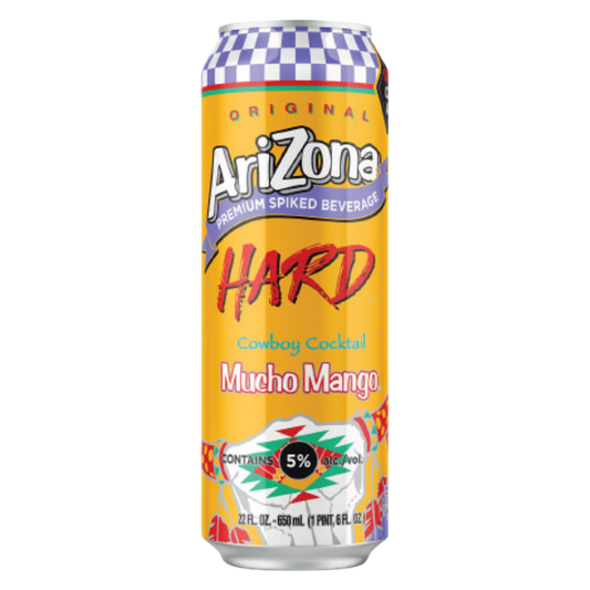 Arizona Hard Mucho Mango 22oz Can 5.0% ABV