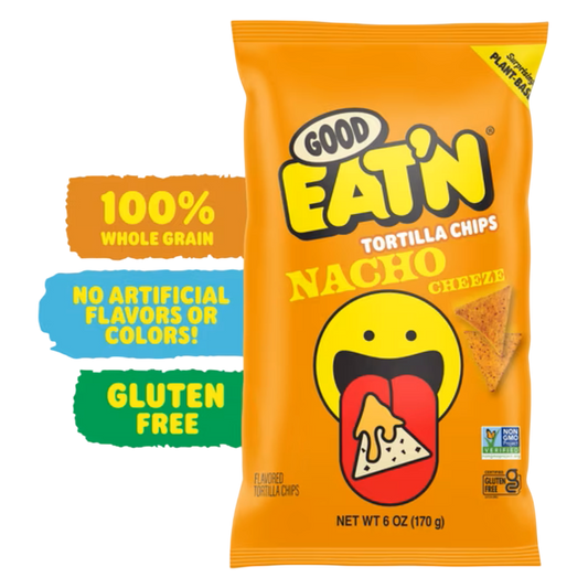 Good Eat'n Nacho Cheeze Tortilla Chips, 6oz