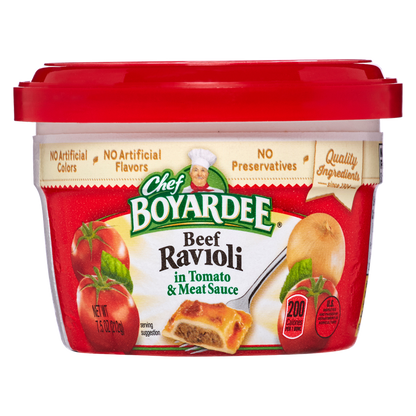 Chef Boyardee Beef Ravioli in Tomato & Beef Sauce 7.5oz