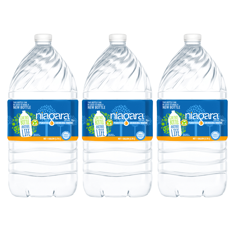 Niagara Purified Water 1 Gallon 3ct
