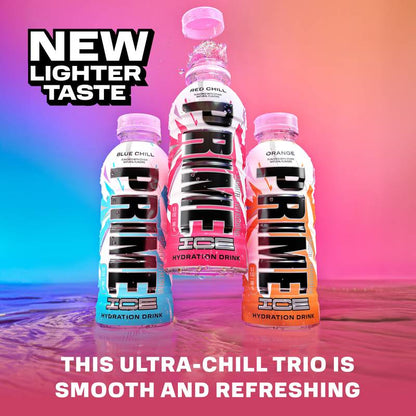 Prime Ice Hydration Chill Variety Pack 15pk 12oz Btl