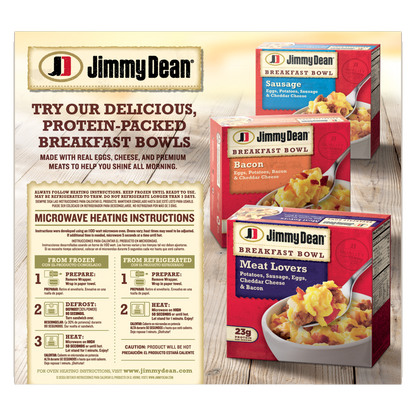 Jimmy Dean Sausage Egg & Cheese Frozen Croissant Sandwiches 4ct