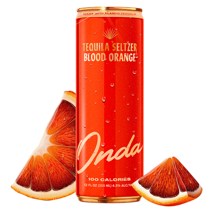 Onda  Blood Orange Tequila Seltzer 4pk 12oz 5% ABV