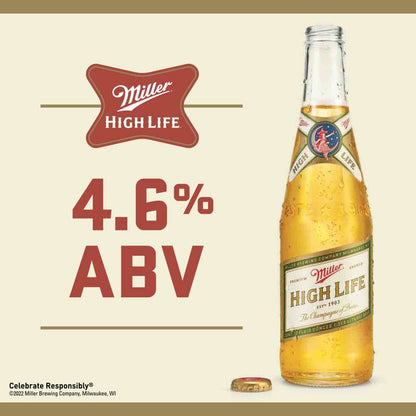Miller High Life 12pk 12oz Can 4.6% ABV