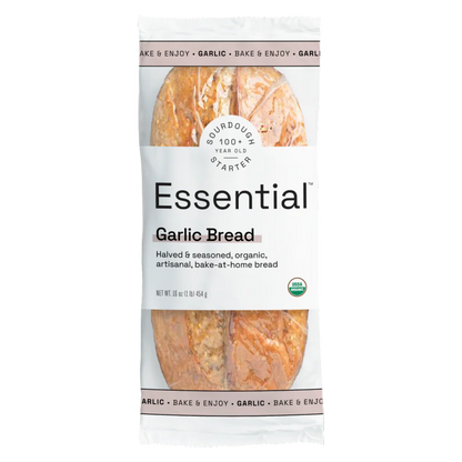 The Essential Baking Company Organic Take & Bake Garlic Bread - 16oz