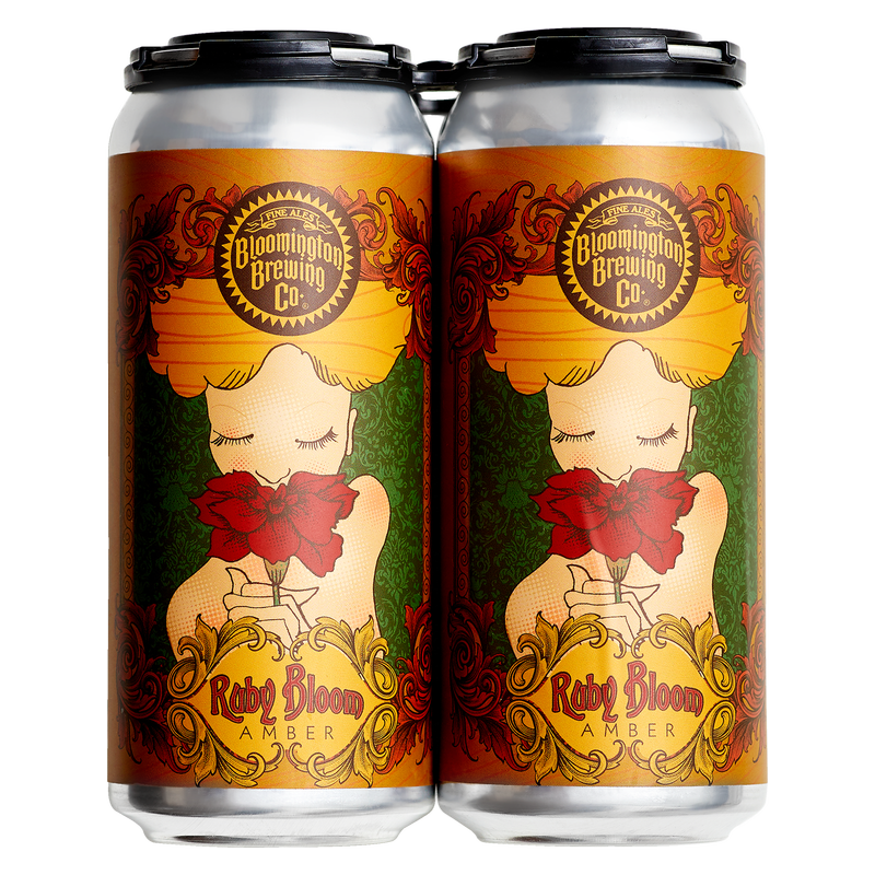 Bloomington Brewing Co. Ruby Bloom Amber Ale 4pk 16oz Cans 6.0% ABV