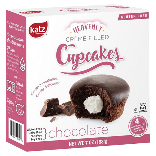 Katz Gluten Free Creme Filled Chocolate Cupcakes 7oz