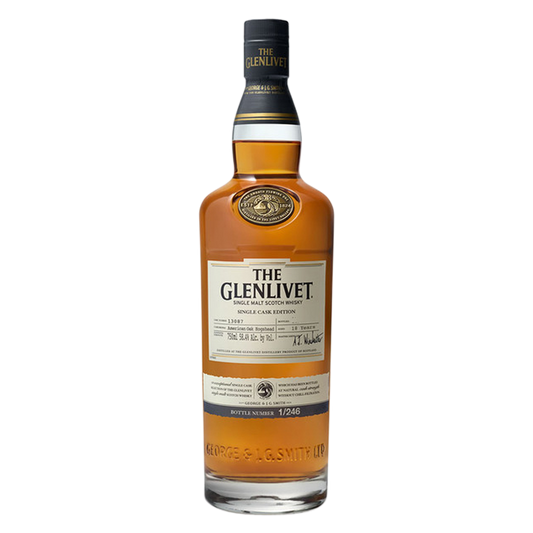 The Glenlivet Single Malt Scotch American Hogshead Single Cask Edition 18 Yr 107