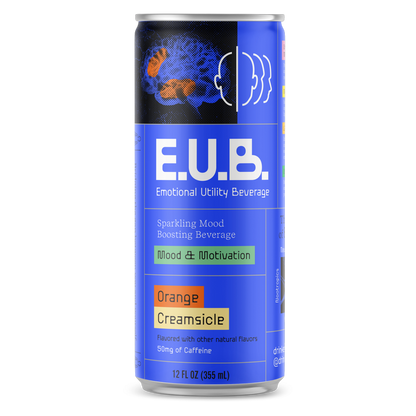 Emotional Utility Orange Creamsicle Mood & Motivation Sparkling Beverage 12oz Can