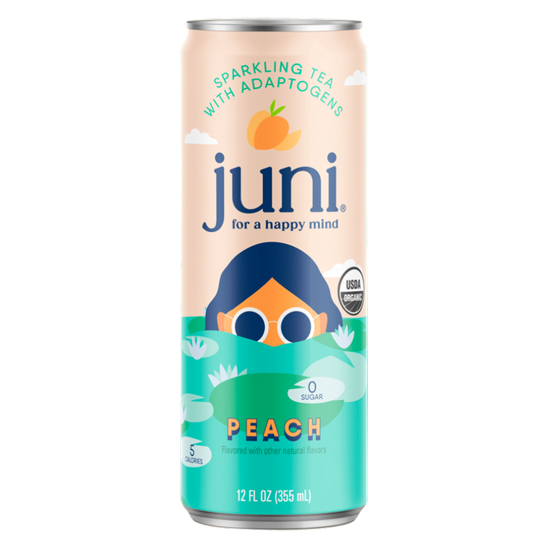 Juni Peach Sparkling Tea 12oz Can