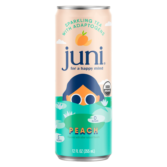 Juni Peach Sparkling Tea 12oz Can