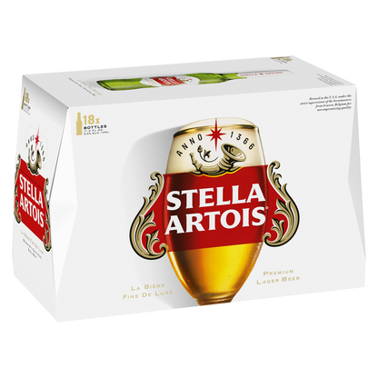 Stella Artois 18pk 11.2oz Btl