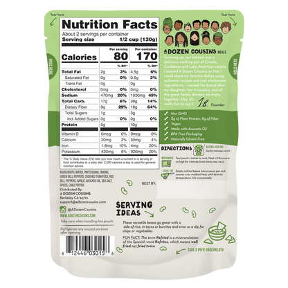 A Dozen Cousins Refried Pinto Beans 10oz