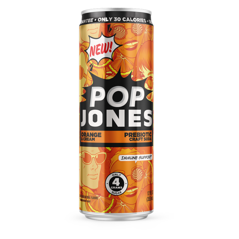 Pop Jones Orange Cream 12oz Can